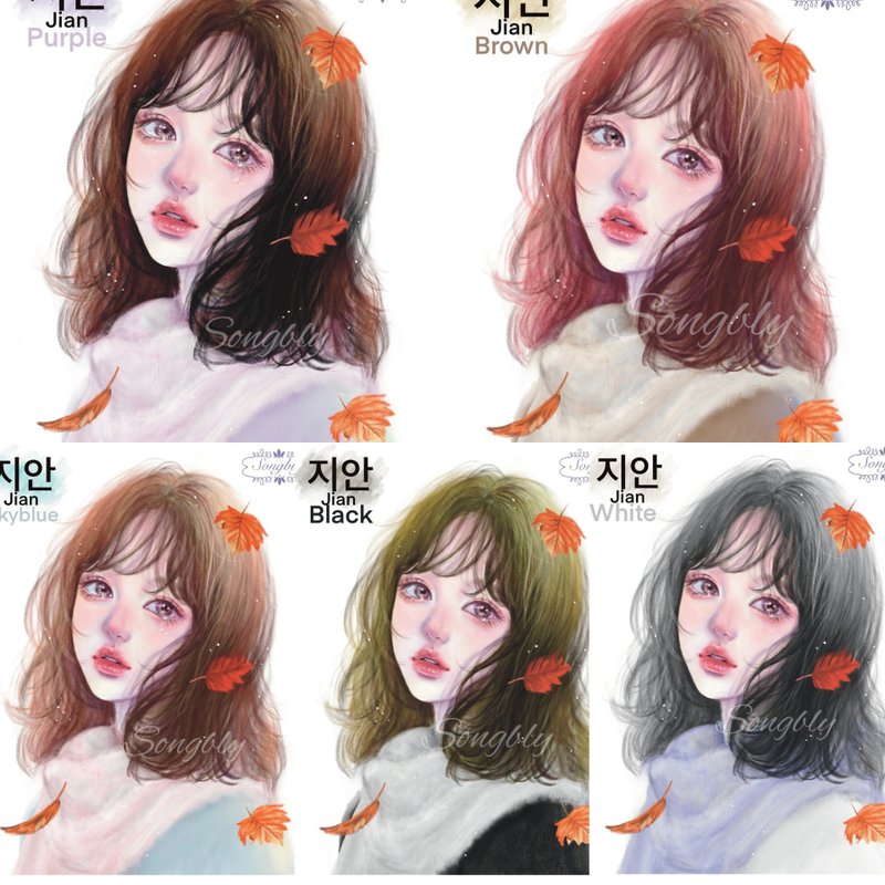 jian sticker all set - 貼紙 - 紙 多色