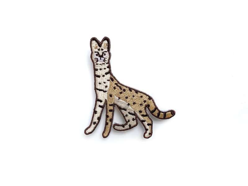 Feline Cloth- Leptailurus serval - Other - Thread Khaki