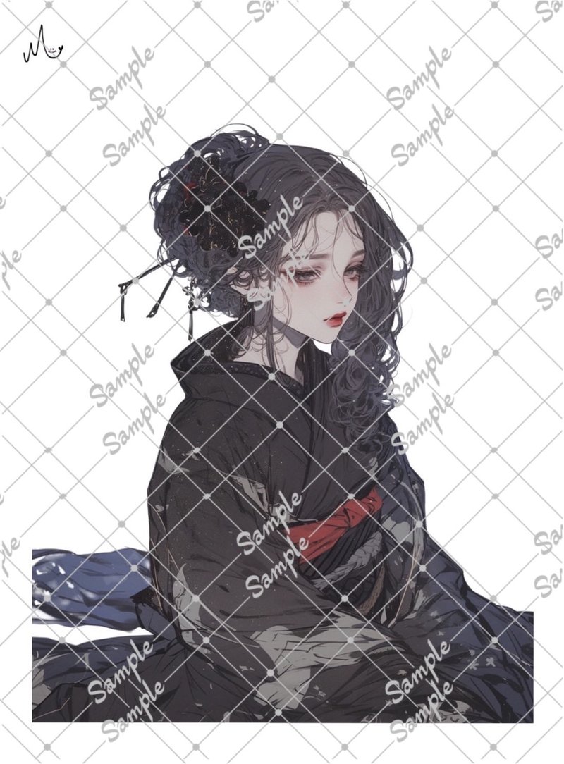 オリジナル人物ステッカー - 貼紙 - 紙 