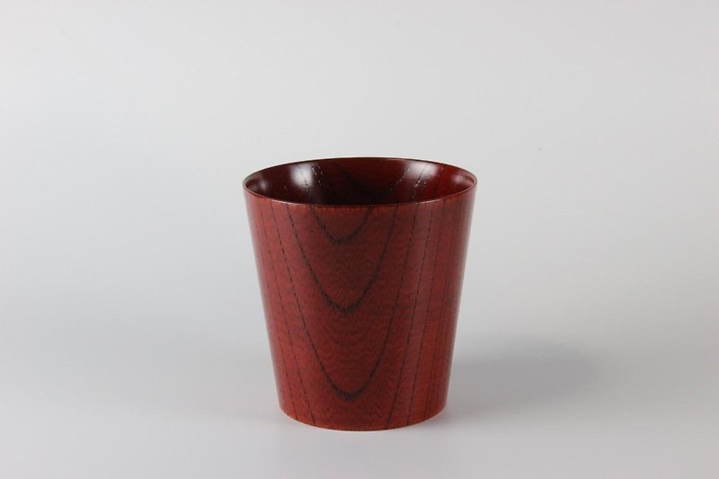 Tsuraichi Cup Akane S - แก้วมัค/แก้วกาแฟ - ไม้ สีแดง