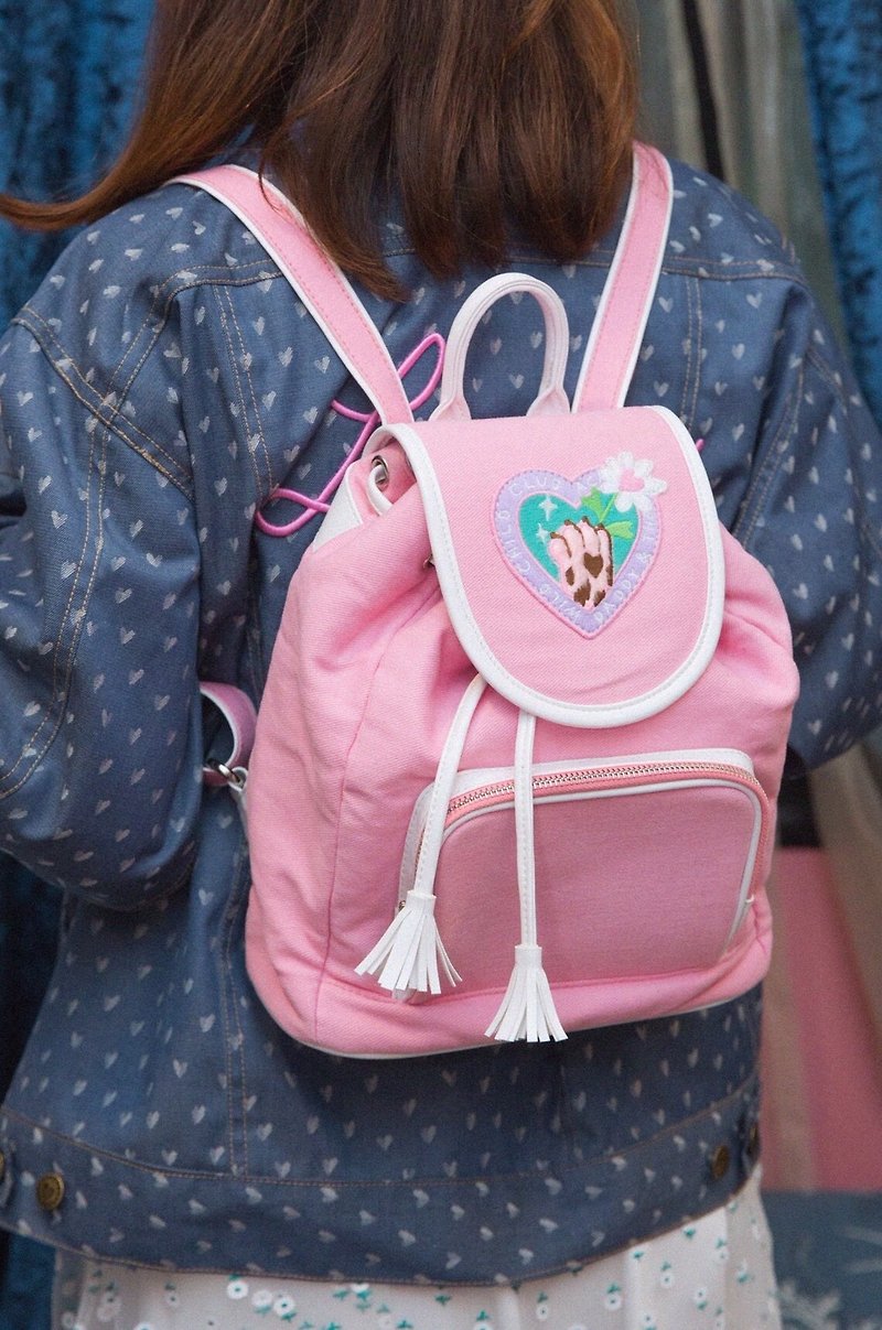 WILD CHILD BAG (PINK) - 背囊/背包 - 紙 粉紅色