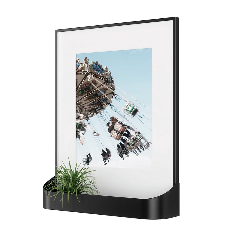 【Umbra】Matinee wall hanging photo frame (jet black 8x10 inches) - Picture Frames - Glass 