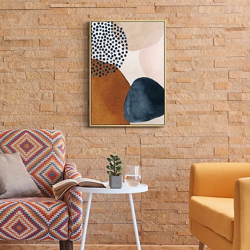 菠蘿選畫所 幾何 • 莫蘭迪色塊III - 抽象幾何色塊/輕奢/客廳掛畫/臥室掛畫