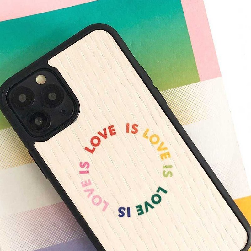 [Pre-Order] Log Phone Case/Love is Love-iPhone/Huawei - Phone Cases - Wood Brown