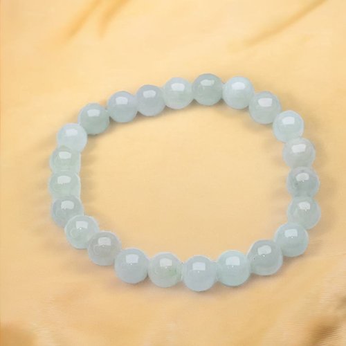 瓔珞珠寶盒 E.L.Jewelry Box 【好運連連】冰種淡綠翡翠手珠 | 天然緬甸玉A貨翡翠 | 送禮