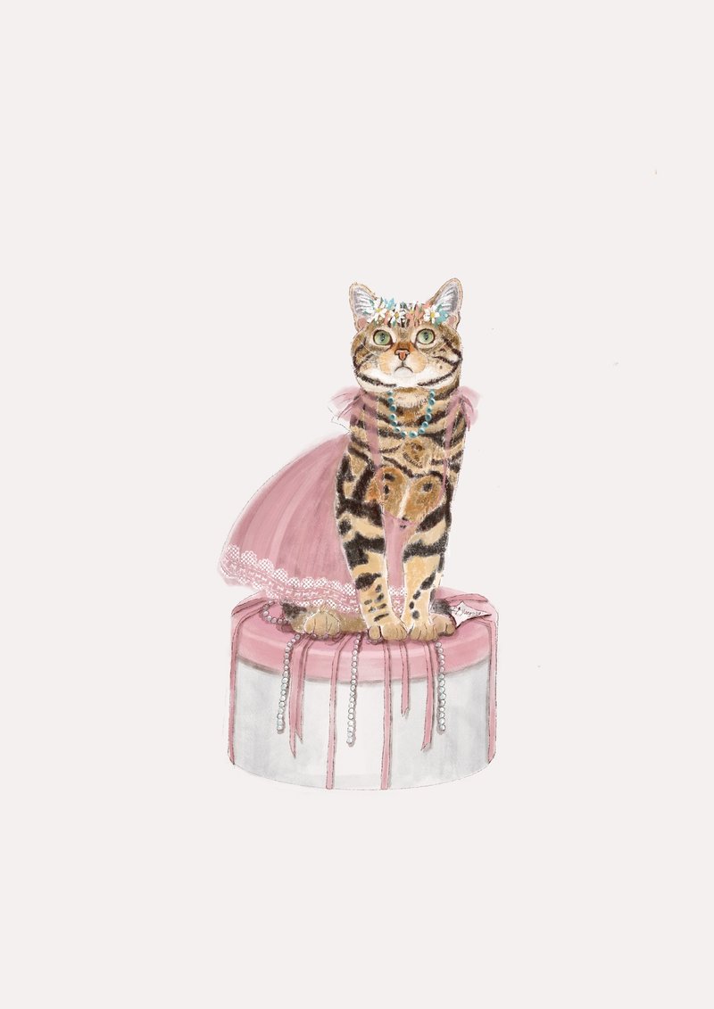 Pet illustrations like Yan Hua - Customized Portraits - Other Materials 