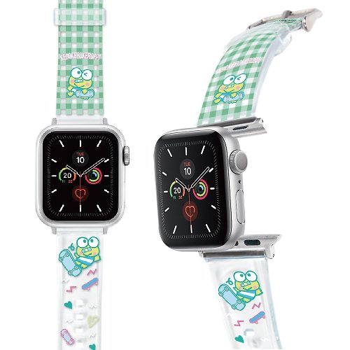 i-Smart SANRIO-Apple Watch-PVC錶帶-格紋系列-KEROKEROKEROPPI