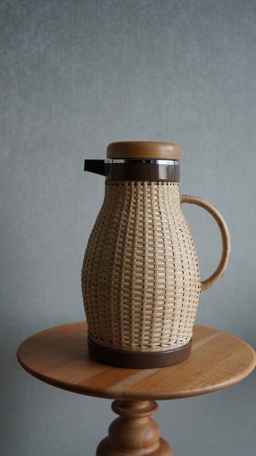 年輕的老靈魂 日本 象印 手工藤編水壺 咖啡壺 魔法瓶