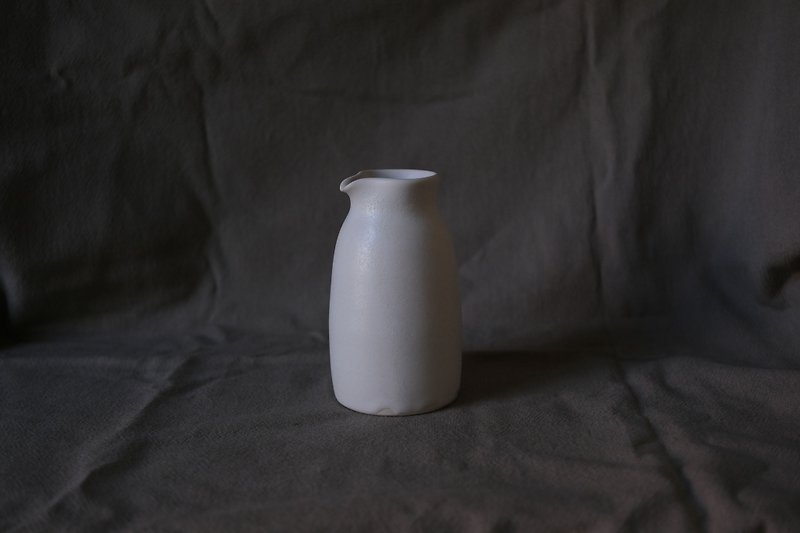 純白清酒壺-3 - 酒杯/酒器 - 瓷 