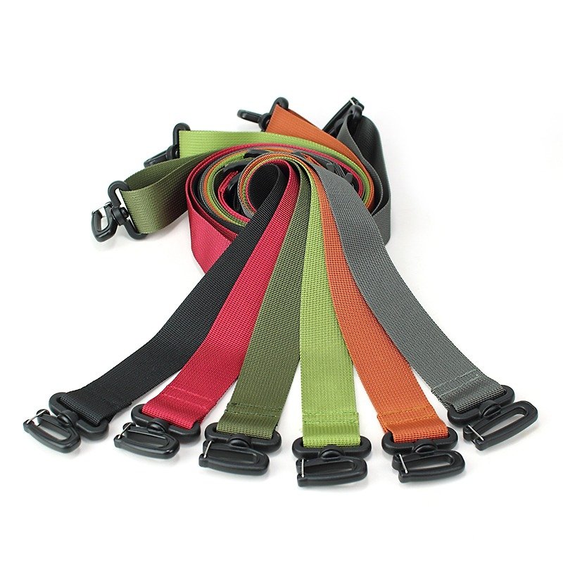 Shoulder belt (Width 3.2 cm)-108002 - กระเป๋าแมสเซนเจอร์ - วัสดุอื่นๆ สีเทา