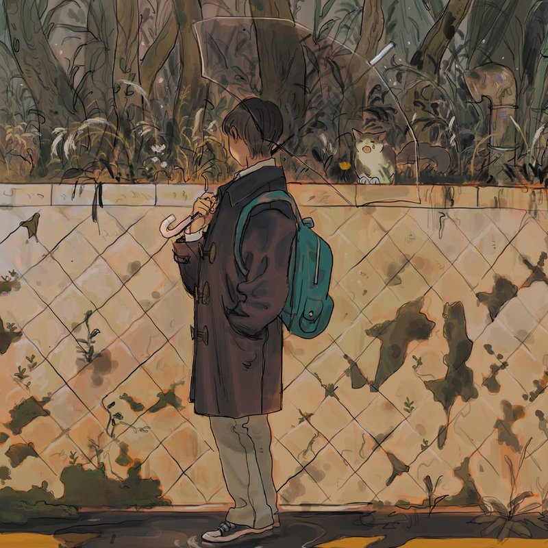Don't cry | NOMA | korea illust Art paper poster A4 | Water color,Gouache - 海報/掛畫/掛布 - 紙 