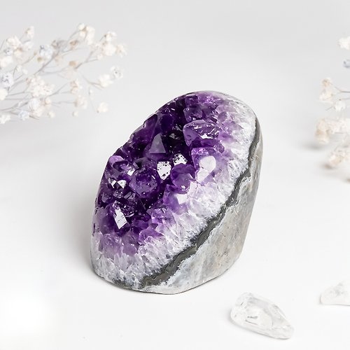 石之王 King Stones - 水晶天然石飾品、原礦 ESP 拇指晶鎮 1680162 開運小物紫水晶 小資族輕鬆入手
