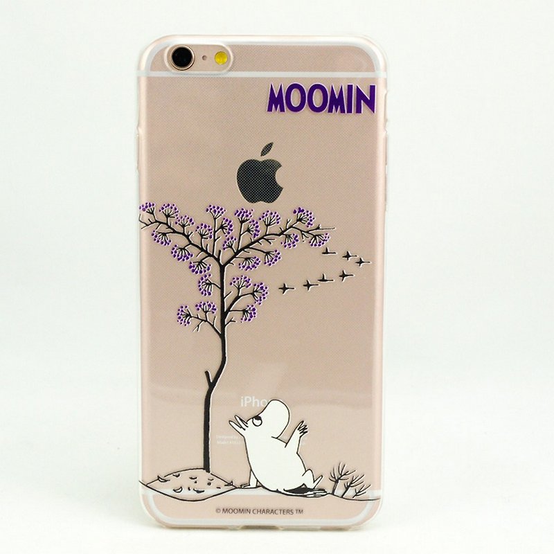 Moomin 噜噜 米 authorized-TPU mobile phone case - Phone Cases - Silicone White