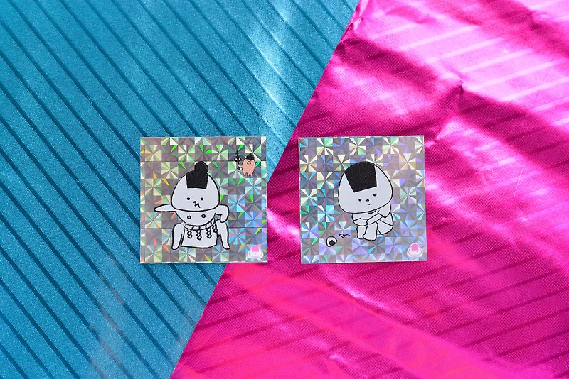 [New] Onigiri Glitter Sticker_Part 1 - Stickers - Waterproof Material Multicolor