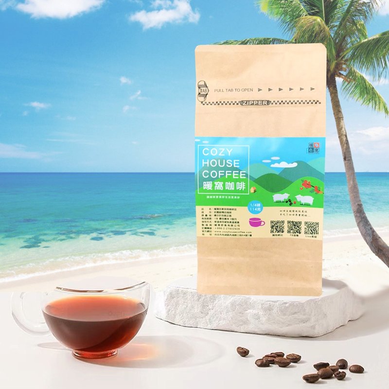 [Warm Nest Coffee] Medium Roast Hawaiian Kona KONA Washed Coffee Beans 1/4 pound 114g - Coffee - Other Materials Brown