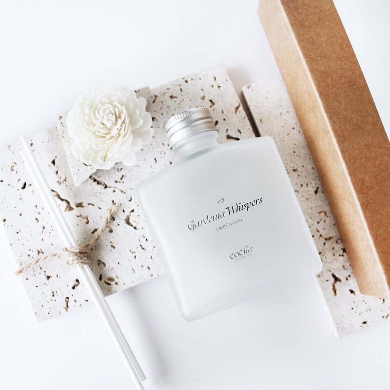 【聖誕禮物】擴香香氛|04梔子花低語Gardenia Whispers- 100/50ml - 香薰/精油/線香 - 玻璃 透明