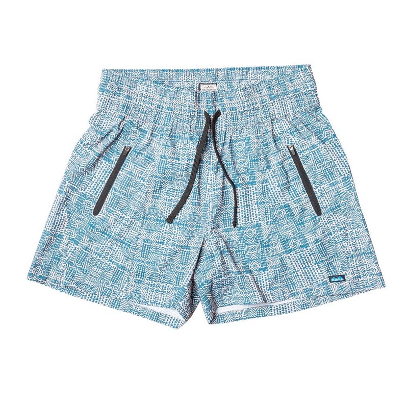 【KAVU】Totally Beachin Women’s Drawstring Beach Pants Beach Thoughts #6168 - กางเกงขาสั้น - เส้นใยสังเคราะห์ หลากหลายสี