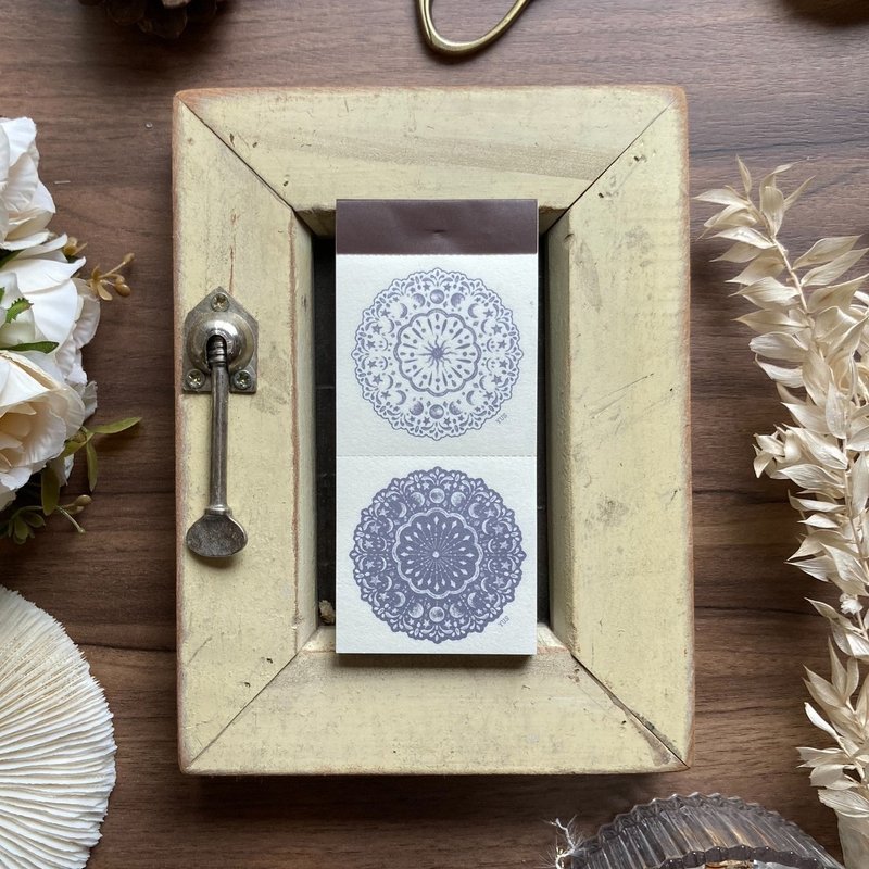 new /日月之環 / 便箋  Notes - 心意卡/卡片 - 紙 紫色