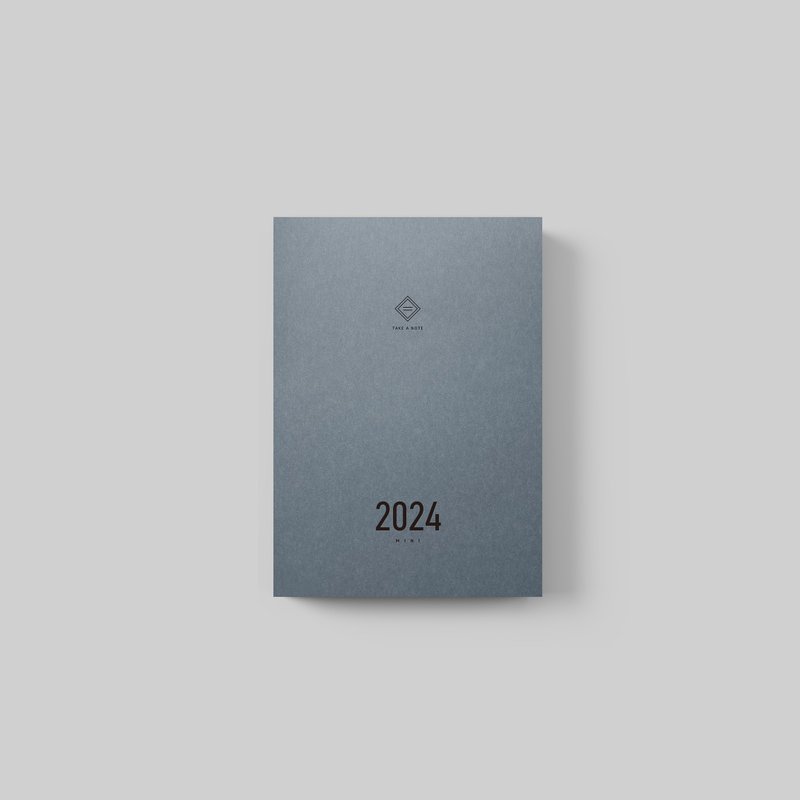 TAKE A NOTE 2024 MINI 時效日誌 A6 - 筆記本/手帳 - 紙 灰色