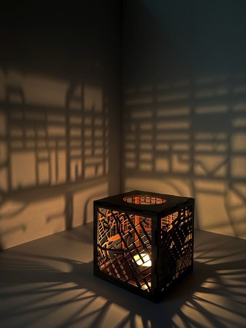 Urban Fabric Tea Light Candle Holder - เทียน/เชิงเทียน - ไม้ 