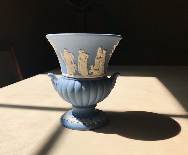 早期英國製/ Wedgwood jasperware 小碟/ 擺飾花器- 設計館儷儷商行