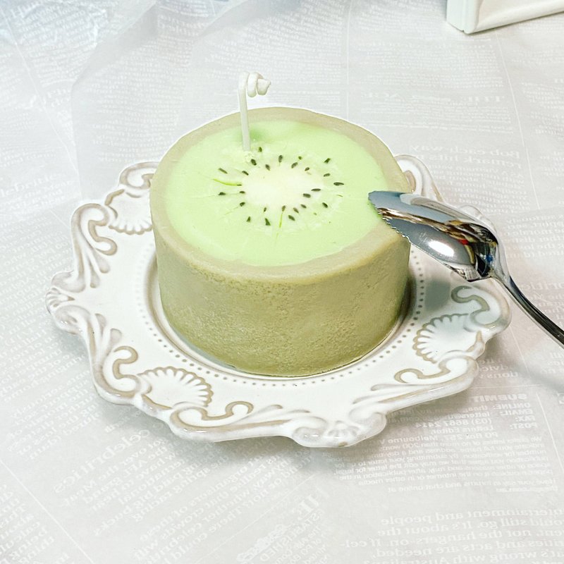 Kiwi Cake 奇異果切切蛋糕香薰蠟燭  PW雙 11 限定 - - 香氛蠟燭/燭台 - 蠟 橘色