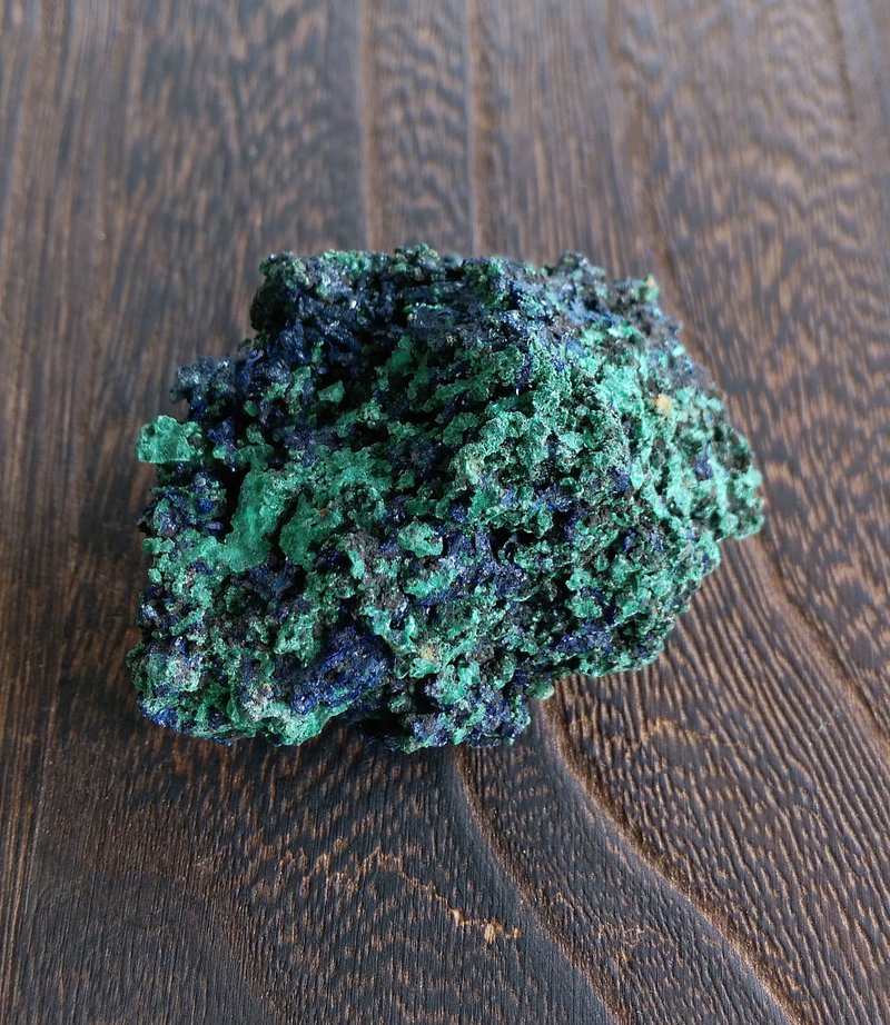 Azurite  湖北產地 藍銅礦孔雀石共生礦 天然礦石 原礦 - ของวางตกแต่ง - วัสดุอื่นๆ 