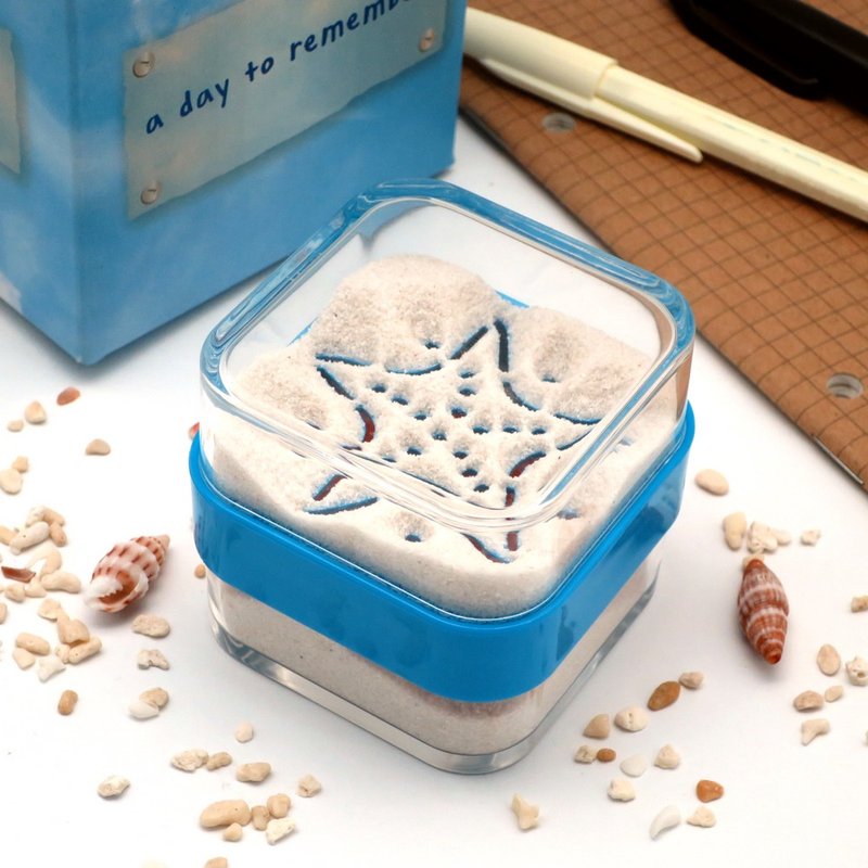 【療癒禮物】畢業禮物海灘Beach海星螃蟹/雙面沙漏 - 擺飾/家飾品 - 壓克力 