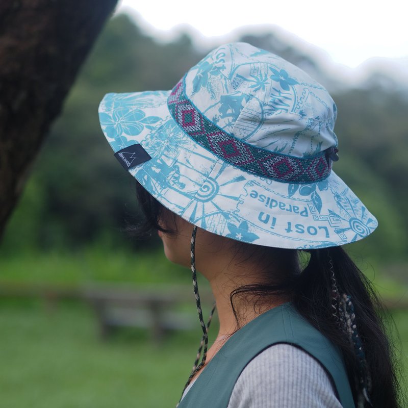 Scrap Bucket Hat Hiking Hat | Handmade in Hong Kong - Hats & Caps - Polyester 