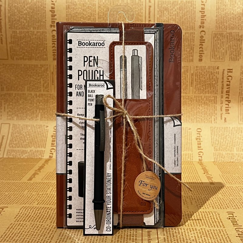 【Pinkoi線下活動預購商品】Bookaroo筆記三件組 /自用送禮最適合 - 其他 - 其他材質 多色