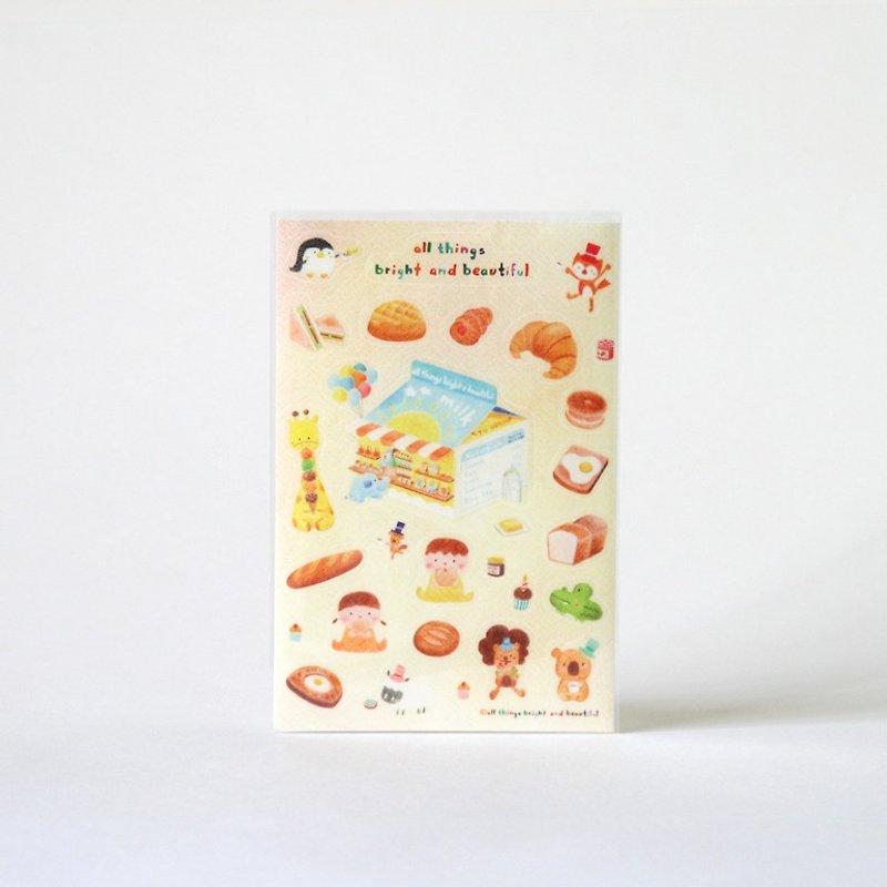Bread sticker - สติกเกอร์ - กระดาษ หลากหลายสี