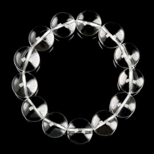 正佳珠寶 Gemsrich Jewelry 【正佳珠寶】白水晶 純淨透白 14mm 白水晶手珠