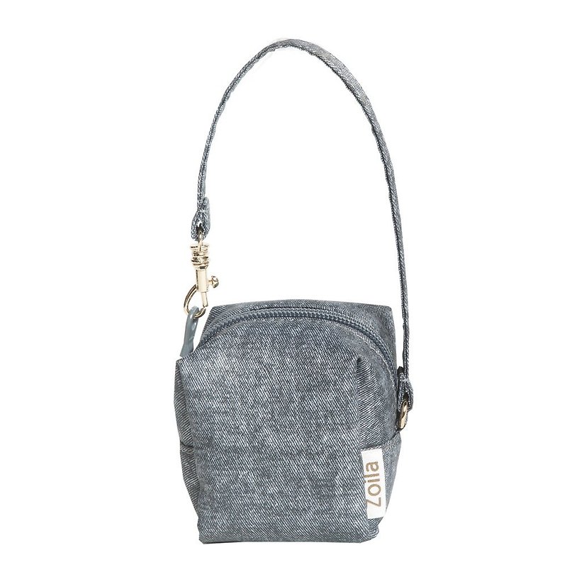 Zoila wild philosophy "gray-blue tannin" square bag | pacifier also want a home, or Zoila box package - Bibs - Polyester Gray