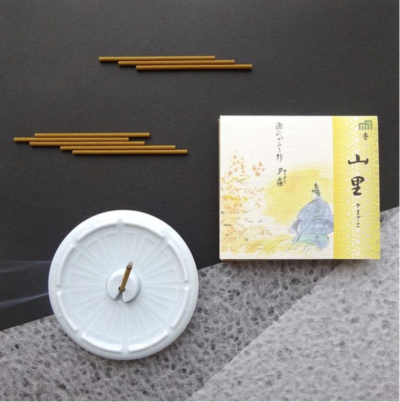 Yamazato Incense sticks[Japanese Shoeido Genji Story Series] 20 pieces in new packaging - น้ำหอม - วัสดุอื่นๆ 