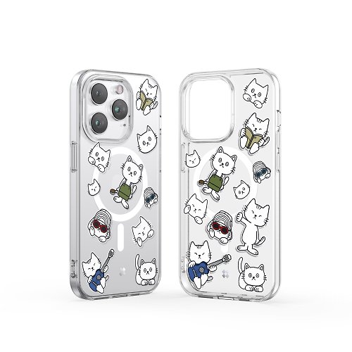 CaseStudi iPhone 15 case - Pro / Pro Max 用 Combo Cat 貓貓手機保護殼