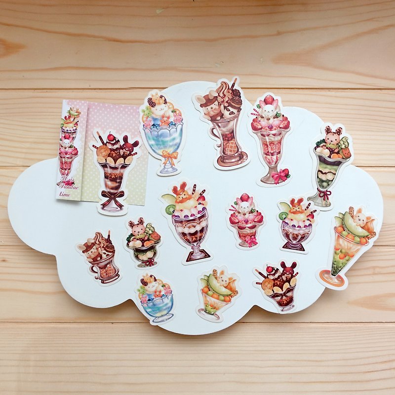 Sticker pack-Sundea Bunny2018 - Stickers - Paper Multicolor
