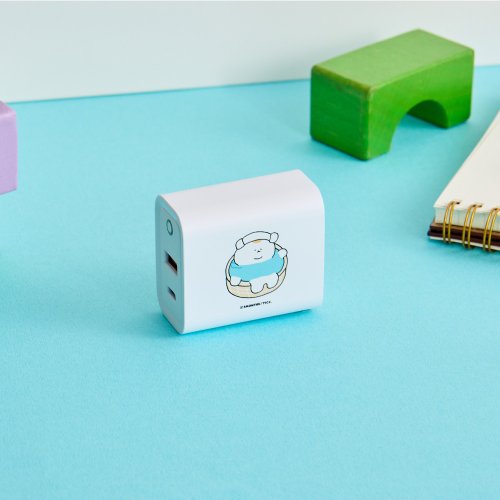 TOYSELECT 3MONTHS悠仔洗澡USB3.0+PD20W雙孔充電器