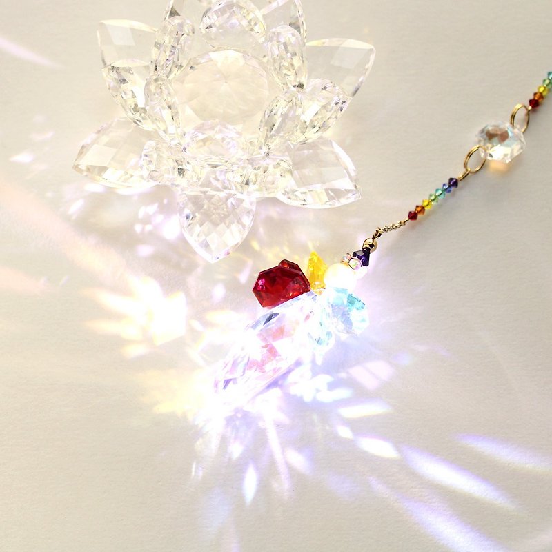 Chakra Angel Suncatcher - Other - Crystal Multicolor