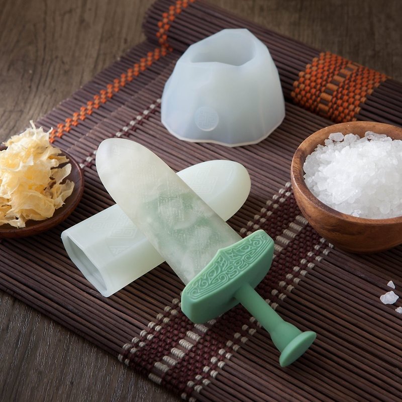 Sword Shaped Ice Maker│Odd Sword Shaped Popsicle Mold│Authorized by the Palace Museum - Cookware - Silicone Green