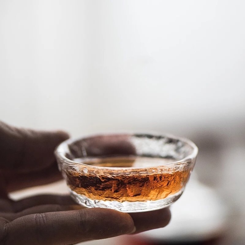 ヒアリング|日本式初の雪茶碗Xiaoxue茶碗耐熱ガラス茶碗 - 急須・ティーカップ - ガラス 