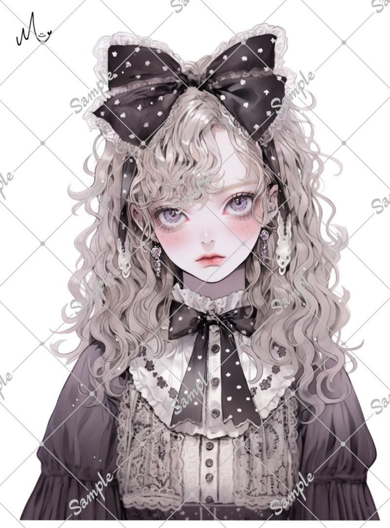 オリジナル人物ステッカー - 貼紙 - 紙 