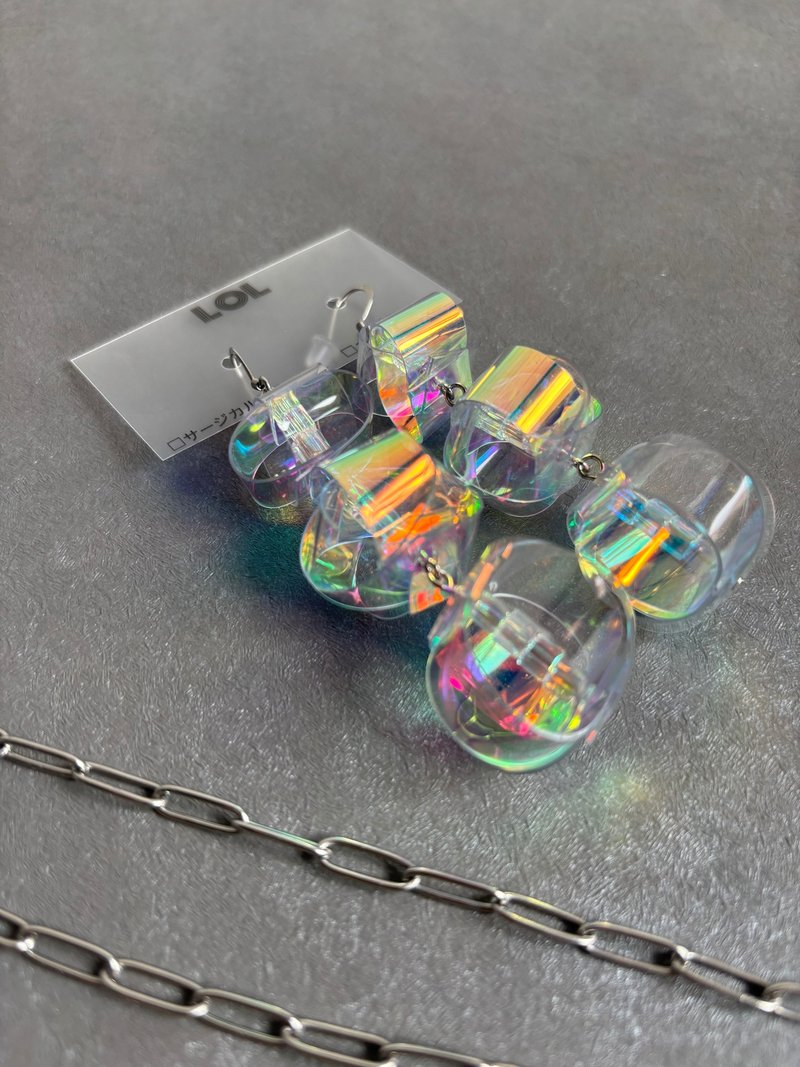 PVC Design F10 Earrings/Clip-ons - Earrings & Clip-ons - Other Materials Transparent