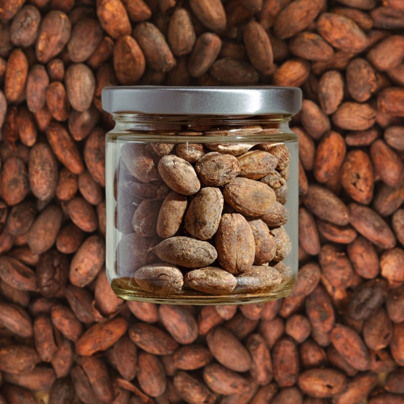 Roasted Cacao Bean - Nuts - Other Materials Brown