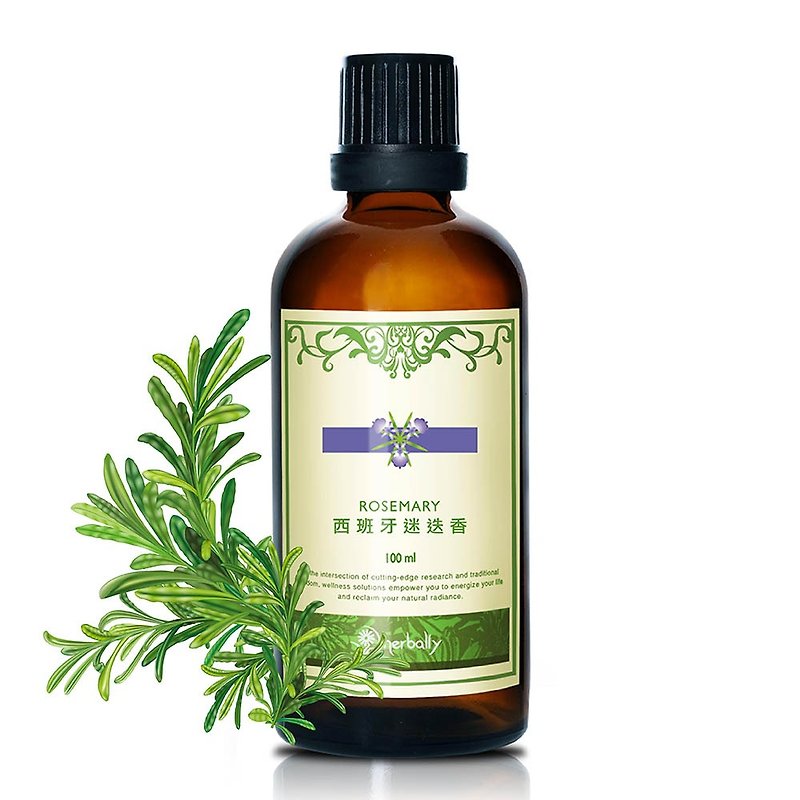 [Herbal True Feelings] Spanish Rosemary Single Pure Essential Oil (100ml) (P4018384) - Fragrances - Plants & Flowers Green