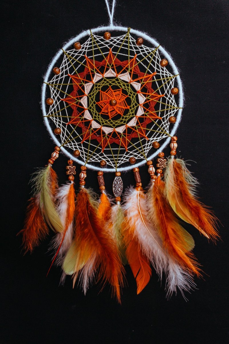 Handmade Dreamcatcher - 【Autumn】 - Items for Display - Other Materials Multicolor