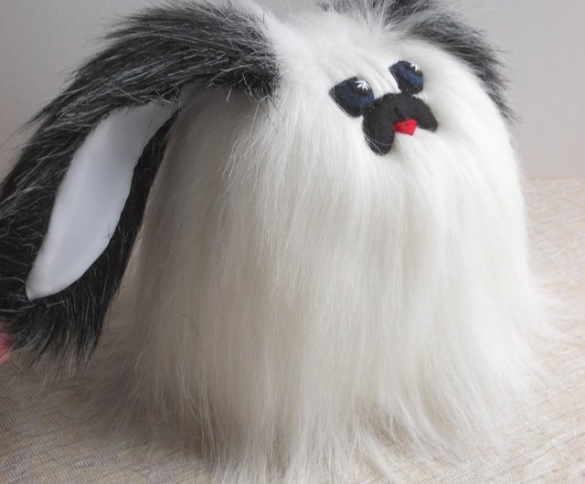 lovely Pekingese dog 14x10cm furry fur dog model toy polyethylene