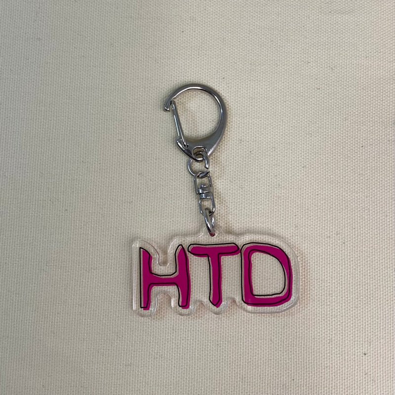 Acrylic Keychain - Keychains - Acrylic Pink