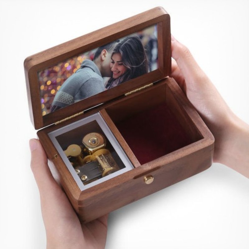 【客製化禮物】木質音樂盒(大)│情人節/生日禮物/婚禮禮品 - 藍牙喇叭/音響 - 木頭 
