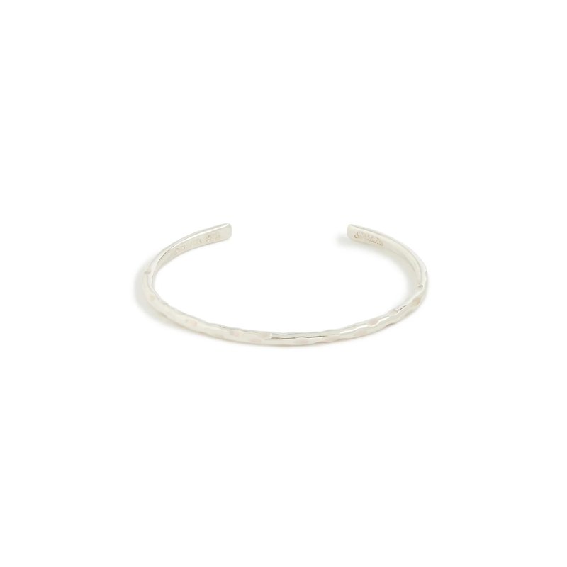 Studebaker Metals - Gossamer Cuff (手工拋光純銀手環) - 手鍊/手環 - 其他金屬 銀色