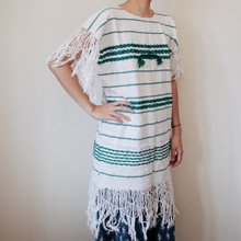 新品カレン族手刺繍藍染チュニック◼︎タイ山岳民族カレンシャツ 新品カレン族手刺繍藍染チュニック◼︎タイ山岳民族カレンシャツ